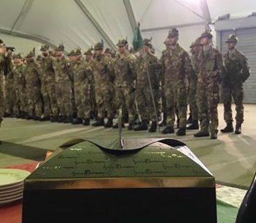 Sotto il comando del Tenente Colonnello Fulvio Menegazzo i militari del continge…